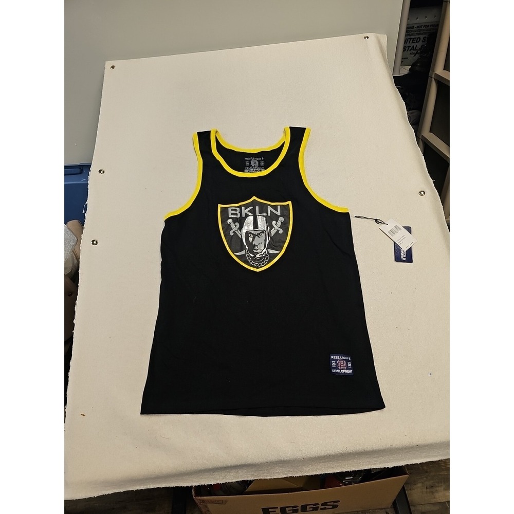 Mens Research & Development BKLN Tank Top Size XL Black New